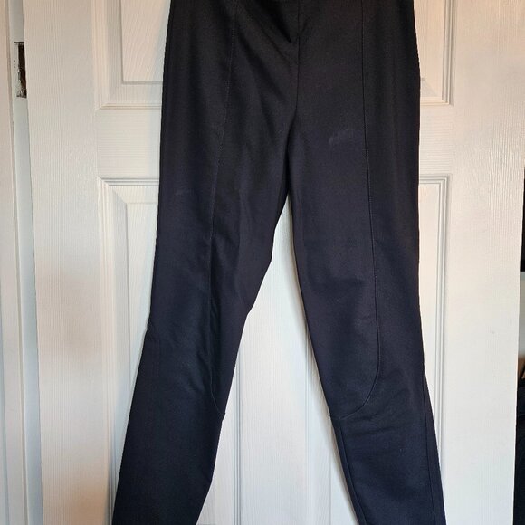 The Row S Navy slim leg riding style dress pants - Picture 1 of 6